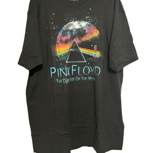 Pink Floyd Black The Dark Side OF The Moon graphic T-Shirt Size XXL